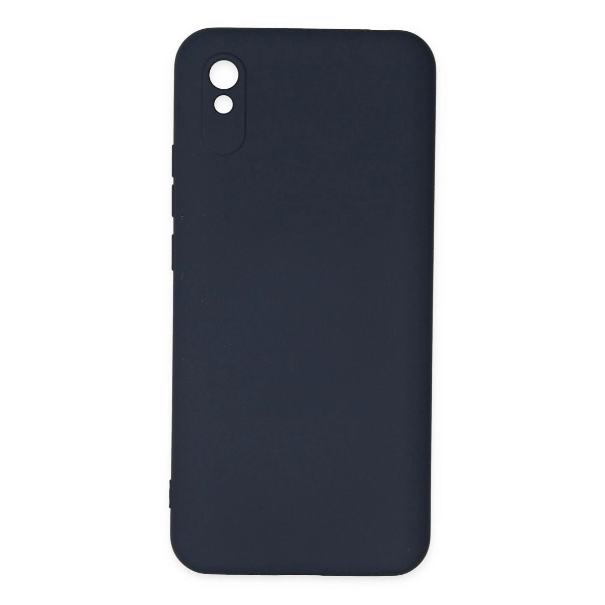 Xiaomi Redmi 9a Kılıf Nano İçi Kadife Silikon - Lacivert