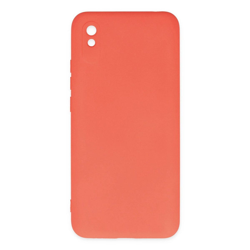 Xiaomi Redmi 9a Kılıf Nano İçi Kadife Silikon - Turuncu