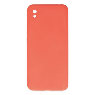 Xiaomi Redmi 9a Kılıf Nano İçi Kadife Silikon - Turuncu