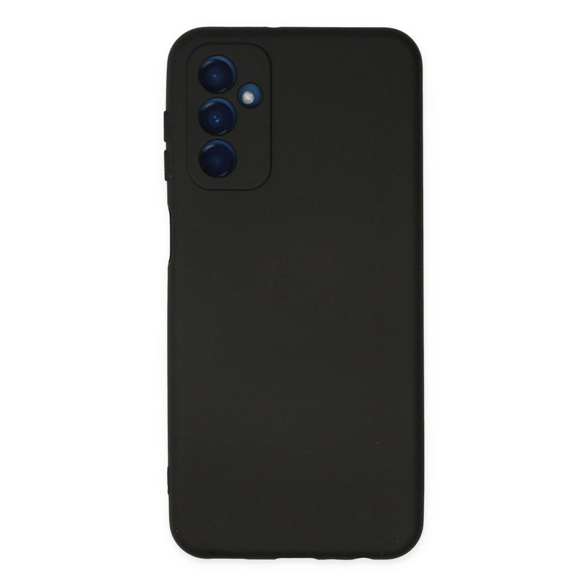 Samsung Galaxy M23 Kılıf Nano İçi Kadife Silikon - Siyah