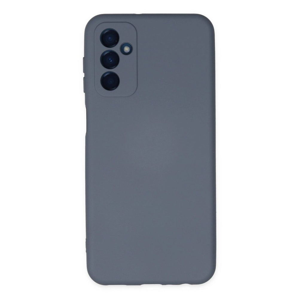 Samsung Galaxy M23 Kılıf Nano İçi Kadife Silikon - Gri