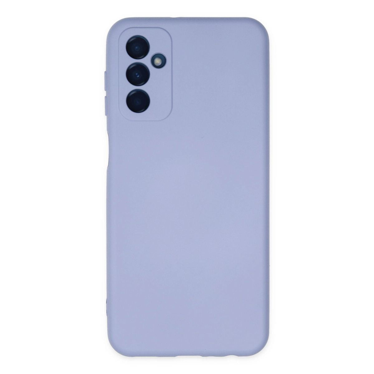 Samsung Galaxy M23 Kılıf Nano İçi Kadife Silikon - Lila