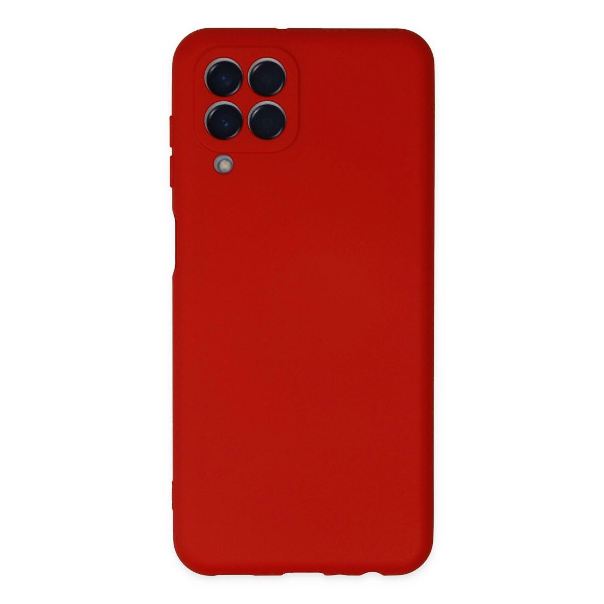 Samsung Galaxy M33 Kılıf Nano İçi Kadife Silikon - Kırmızı