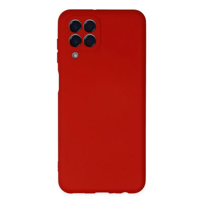 Samsung Galaxy M33 Kılıf Nano İçi Kadife Silikon - Kırmızı