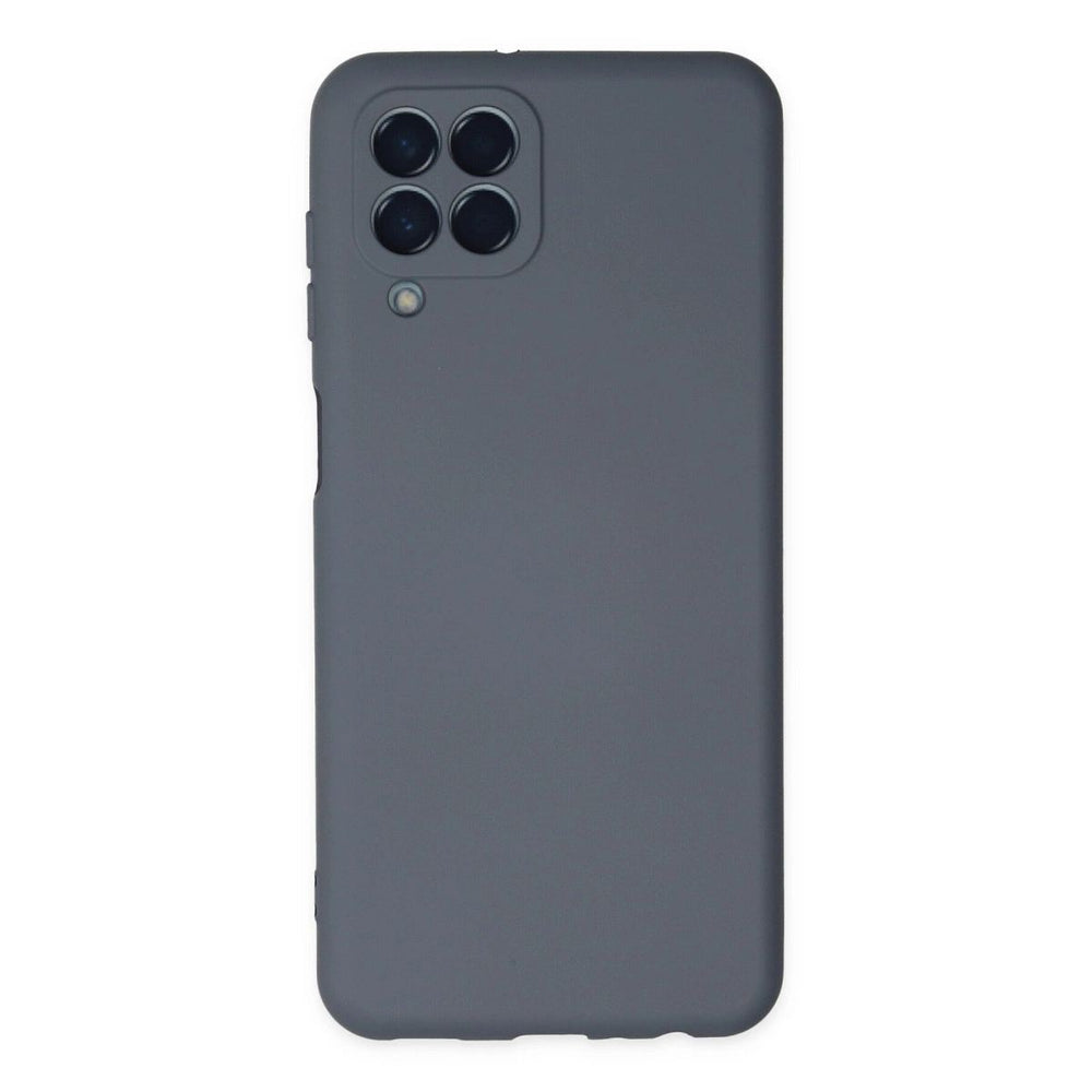 Samsung Galaxy M33 Kılıf Nano İçi Kadife Silikon - Gri