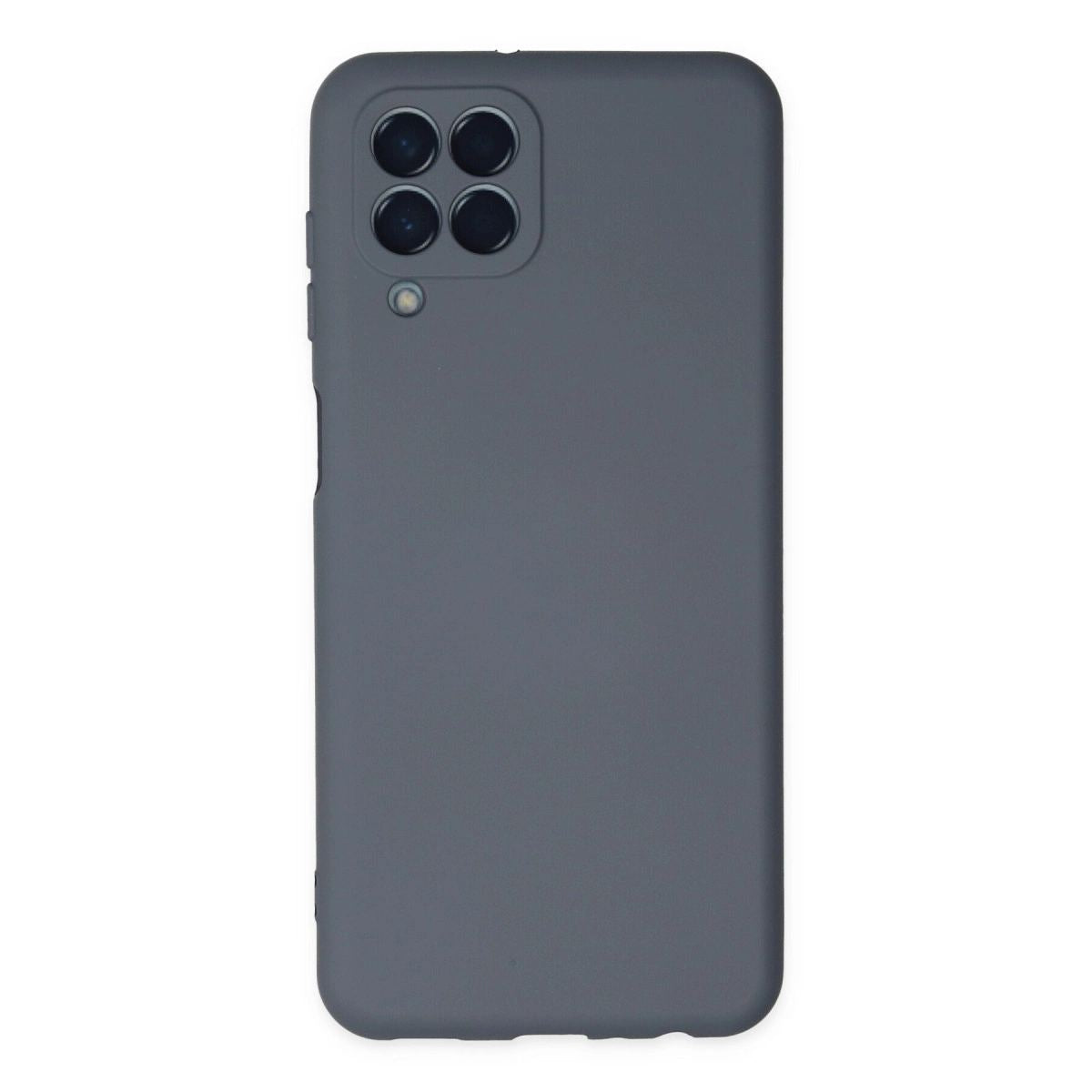 Samsung Galaxy M33 Kılıf Nano İçi Kadife Silikon - Gri