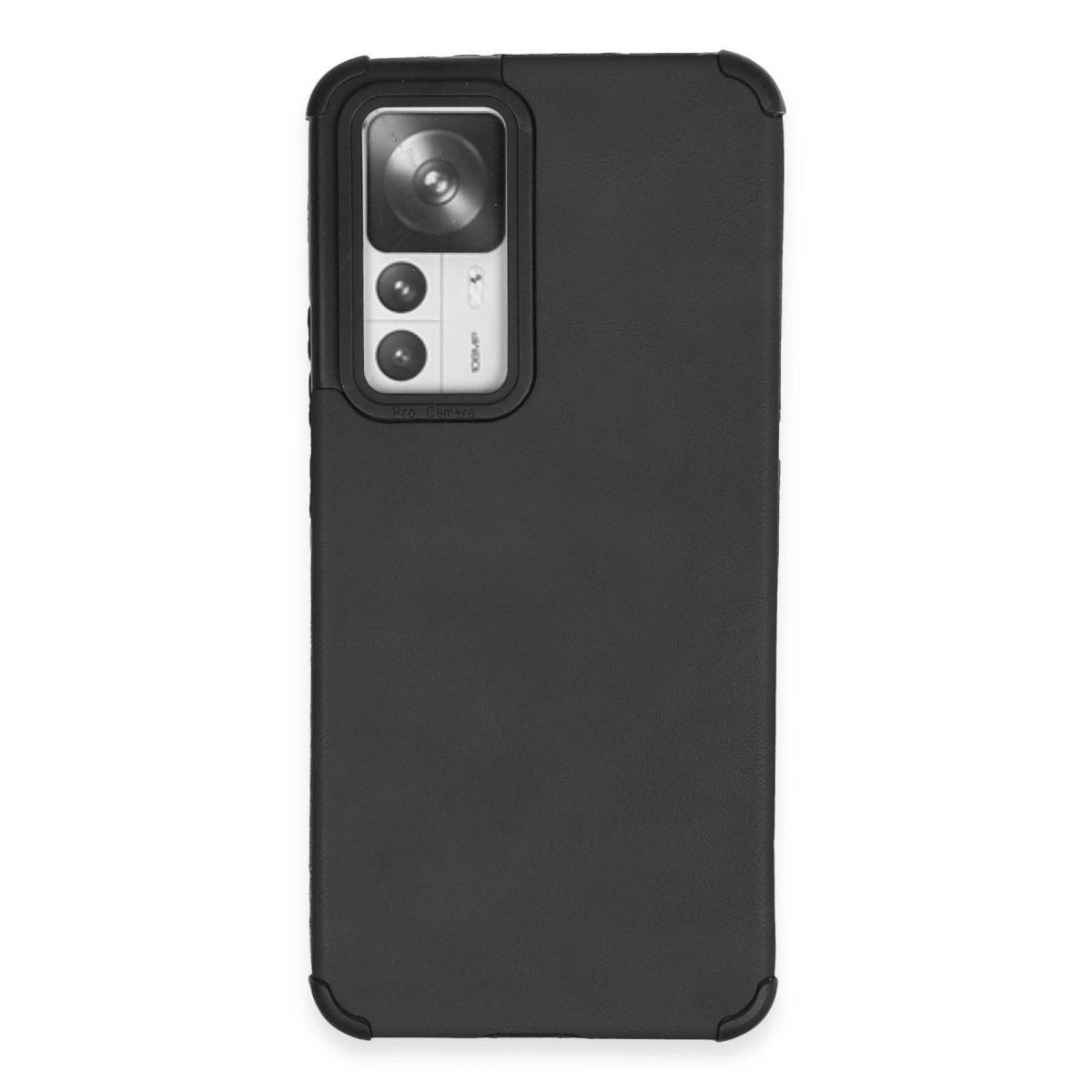 Xiaomi Mi 12t Kılıf Loop Deri Silikon - Siyah