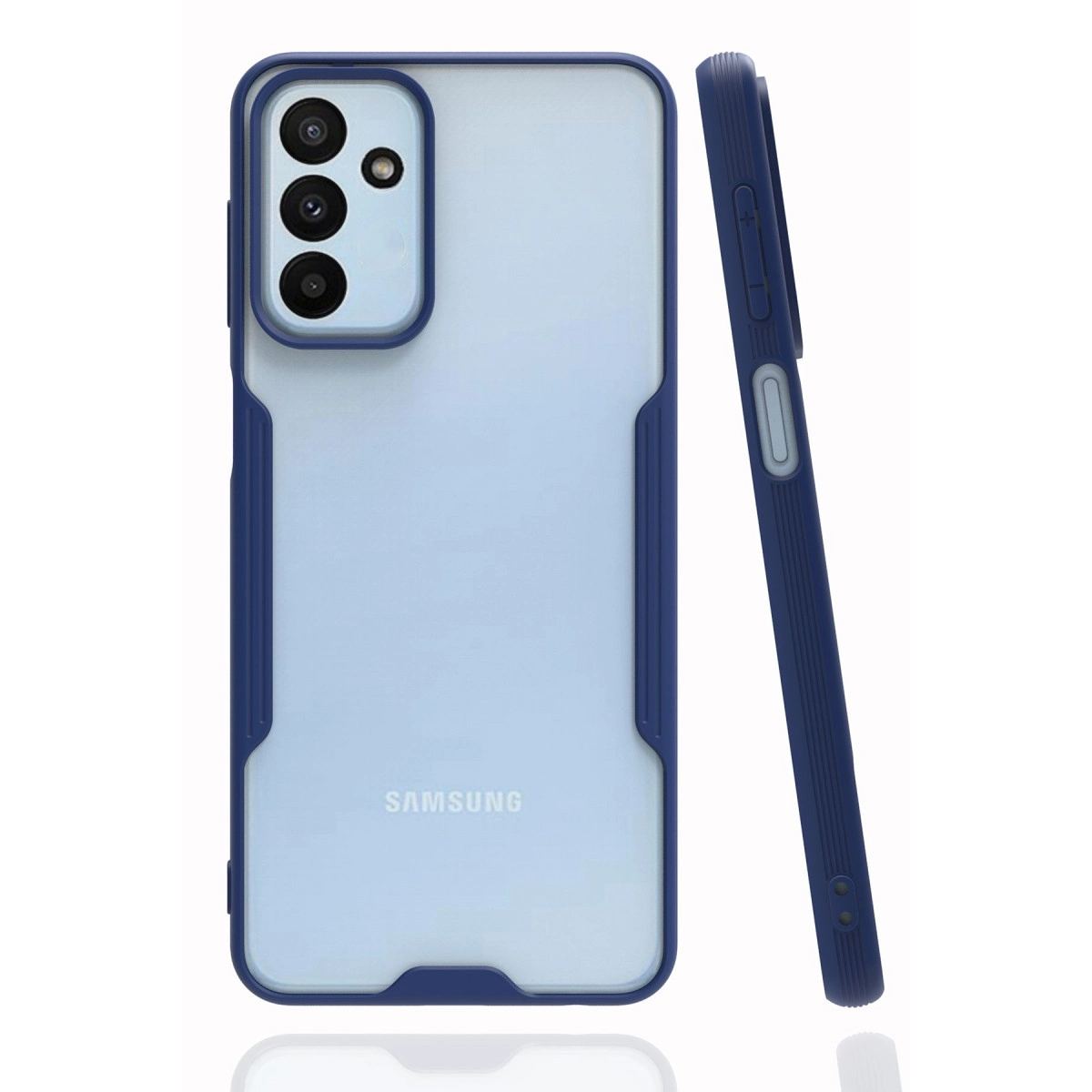 Samsung Galaxy M23 Kılıf Platin Silikon - Lacivert