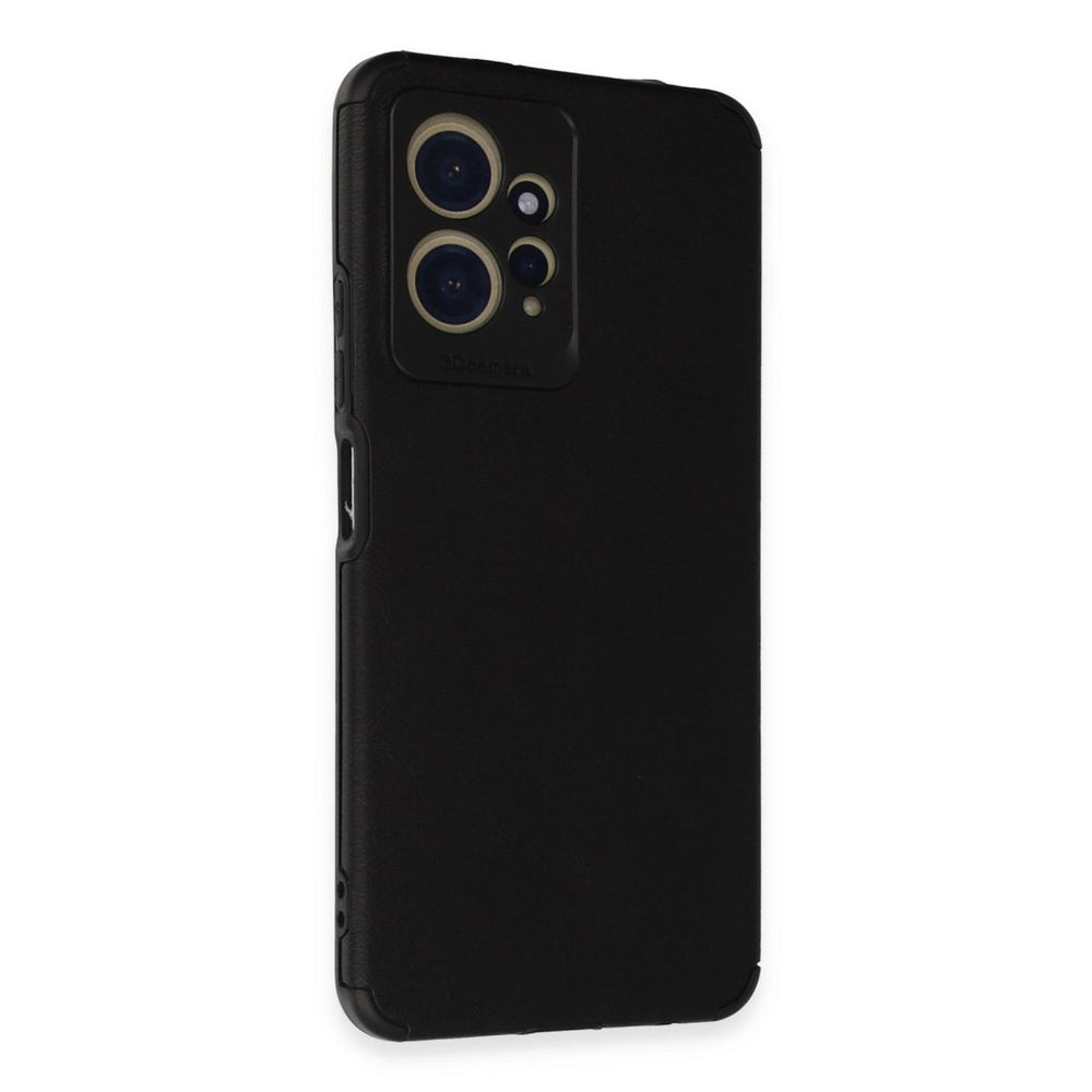 Xiaomi Redmi Note 12 4g Kılıf Loop Deri Silikon - Siyah