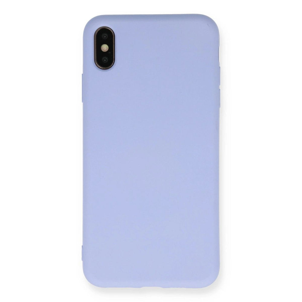 Apple İphone Xs Max Kılıf Nano İçi Kadife Silikon - Lila