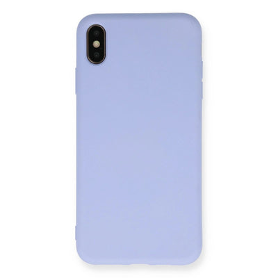 Apple İphone Xs Max Kılıf Nano İçi Kadife Silikon - Lila