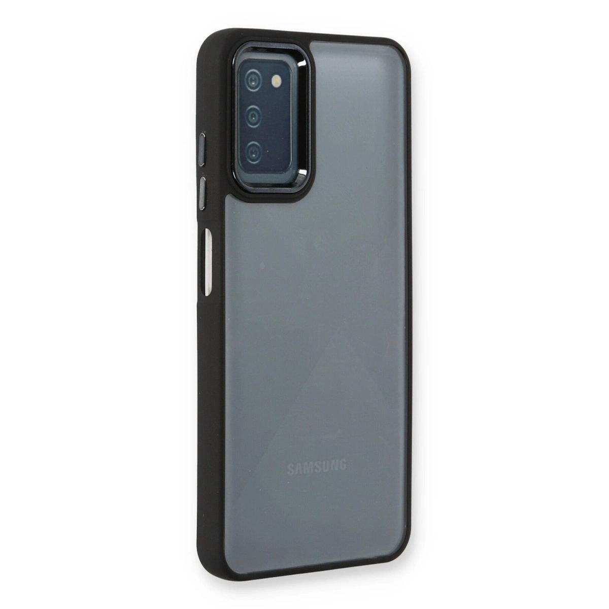 Samsung Galaxy A03s Kılıf Dora Kapak - Siyah