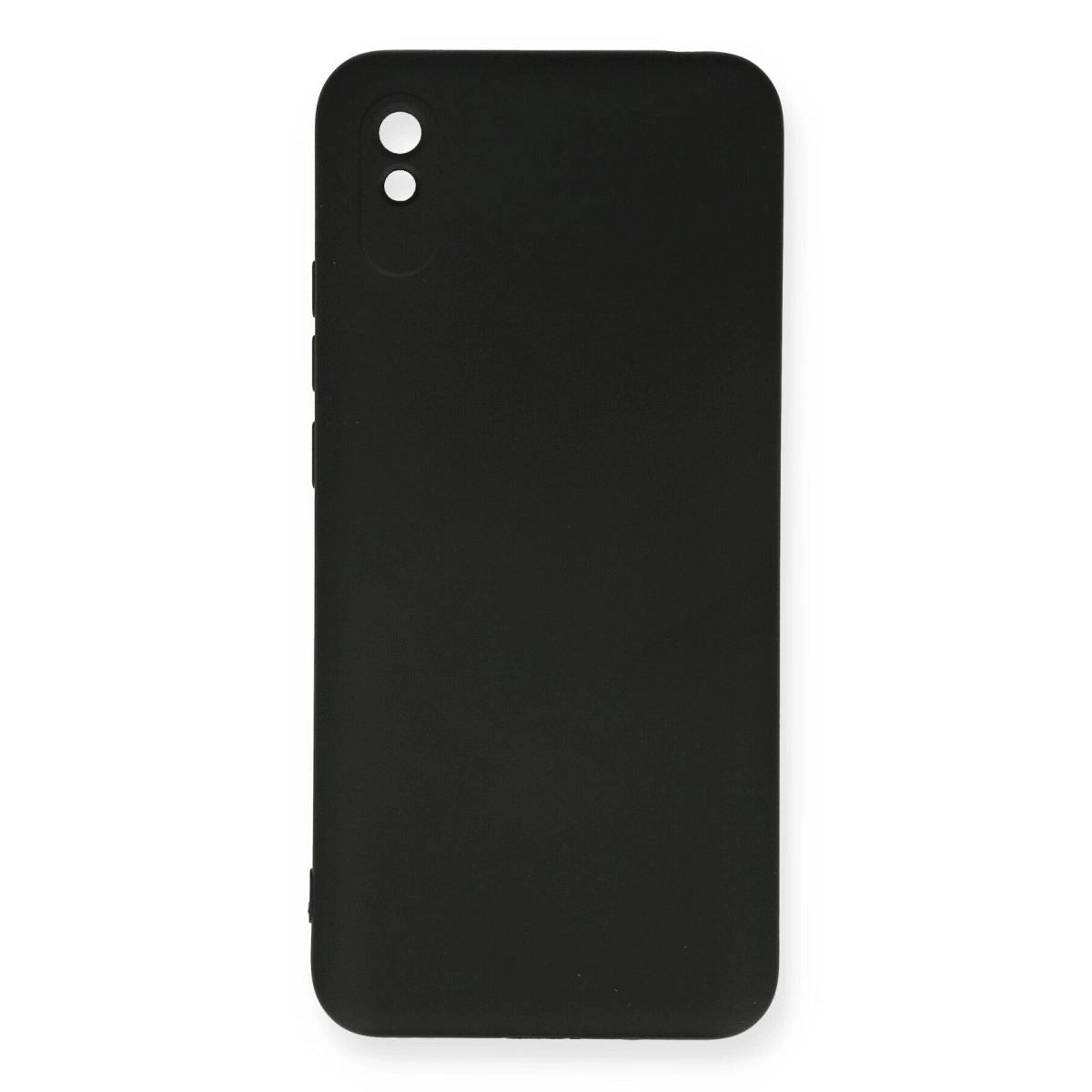 Xiaomi Redmi 9a Kılıf Nano İçi Kadife Silikon - Siyah