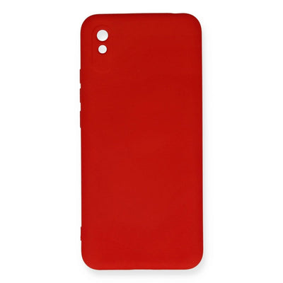 Xiaomi Redmi 9a Kılıf Nano İçi Kadife Silikon - Kırmızı