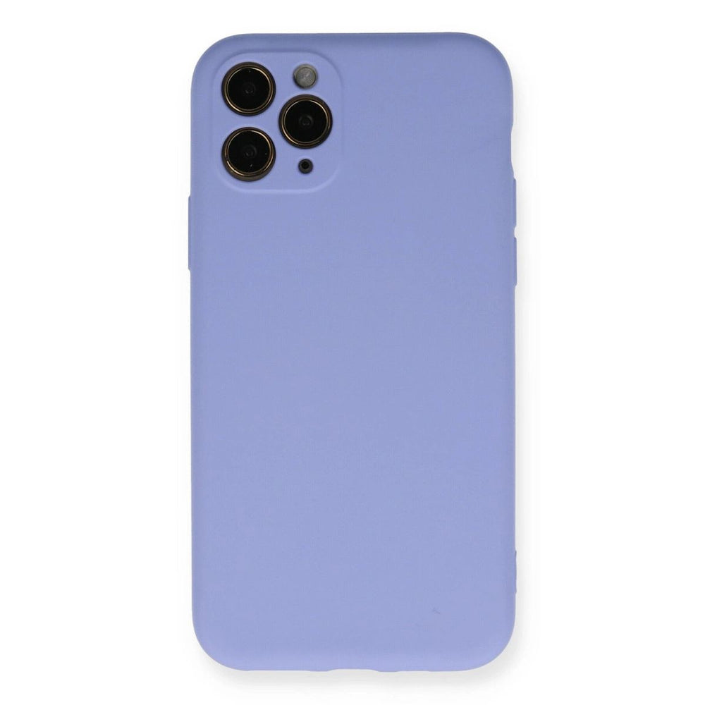Apple İphone 11 Pro Kılıf Nano İçi Kadife Silikon- Lila