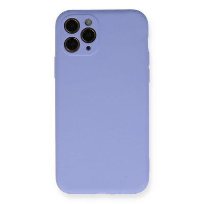 Apple İphone 11 Pro Kılıf Nano İçi Kadife Silikon- Lila