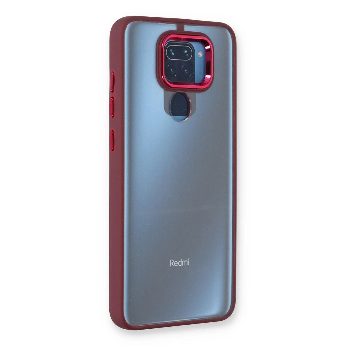 Xiaomi Redmi Note 9 Kılıf Dora Kapak - Kırmızı