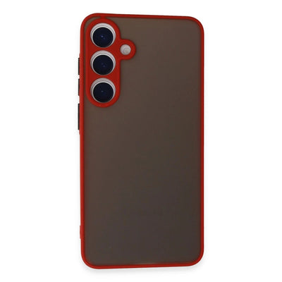Samsung Galaxy S24 Kılıf Montreal Silikon Kapak - Kırmızı