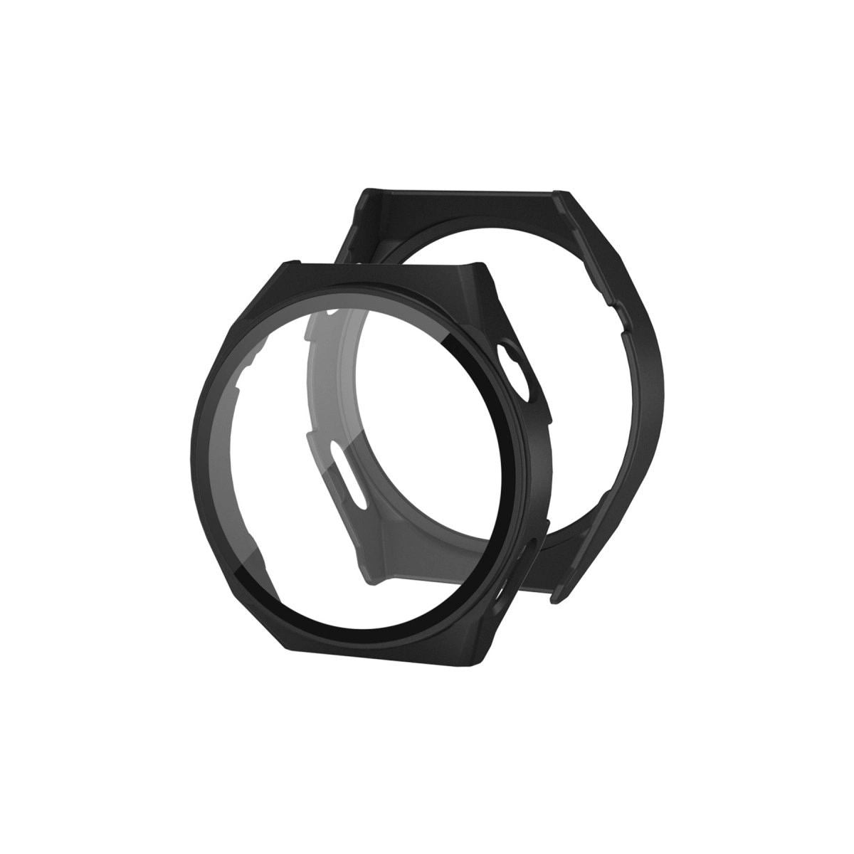 Huawei Watch Gt3 Pro 46mm Dota Camlı Kasa Ekran Koruyucu - Siyah