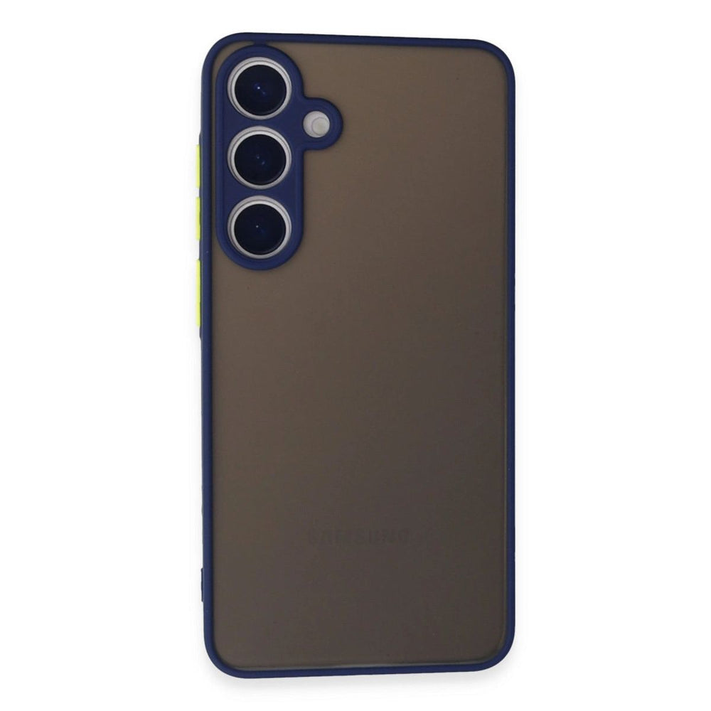 Samsung Galaxy S24 Kılıf Montreal Silikon Kapak - Lacivert