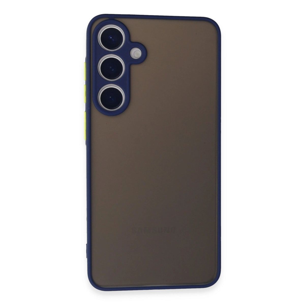 Samsung Galaxy S24 Kılıf Montreal Silikon Kapak - Lacivert