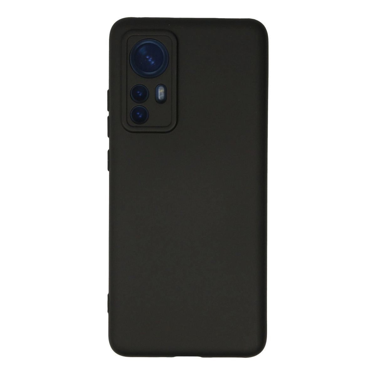 Xiaomi Mi 12 Kılıf Nano İçi Kadife Silikon - Siyah
