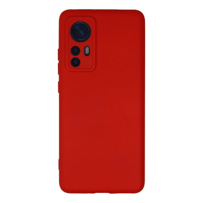 Xiaomi Mi 12 Kılıf Nano İçi Kadife Silikon - Kırmızı