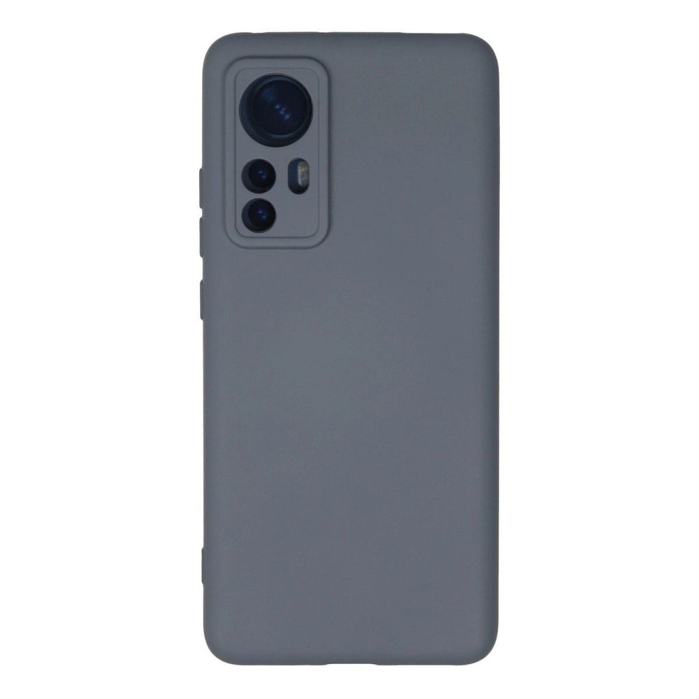 Xiaomi Mi 12 Kılıf Nano İçi Kadife Silikon - Gri