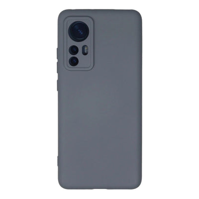Xiaomi Mi 12 Kılıf Nano İçi Kadife Silikon - Gri