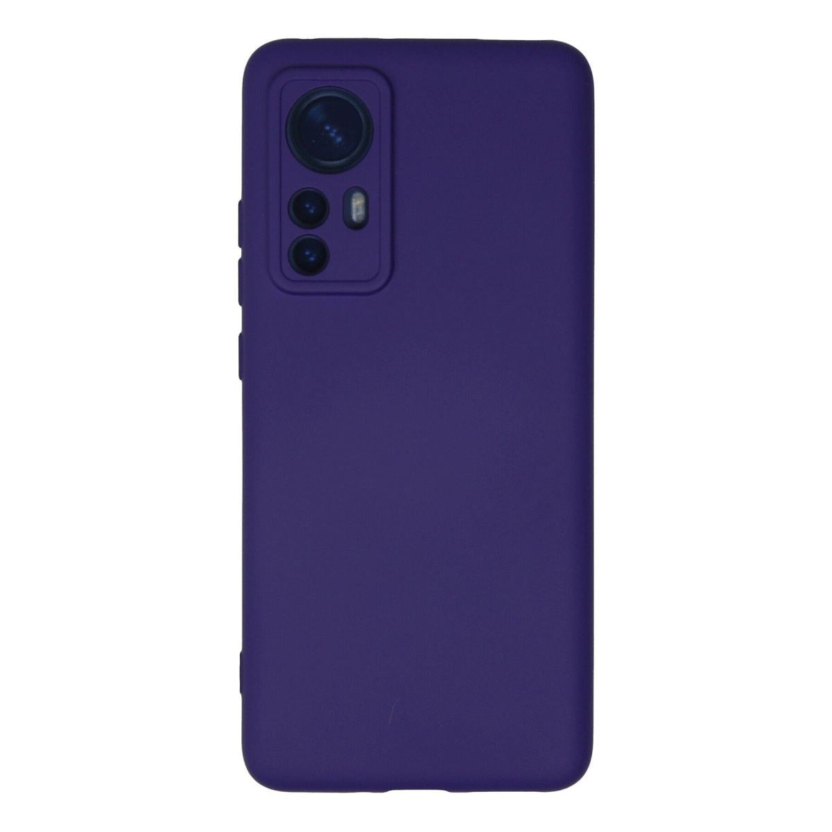 Xiaomi Mi 12 Kılıf Nano İçi Kadife Silikon - Mor