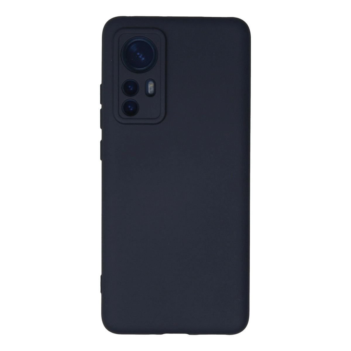 Xiaomi Mi 12 Kılıf Nano İçi Kadife Silikon - Lacivert