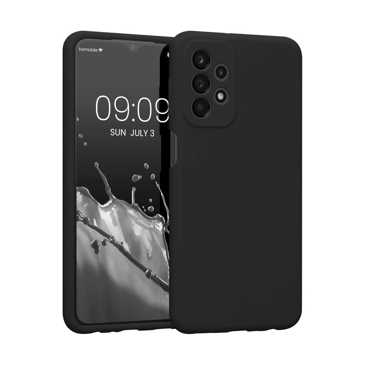 Samsung Galaxy A73 5g Kılıf First Silikon - Siyah