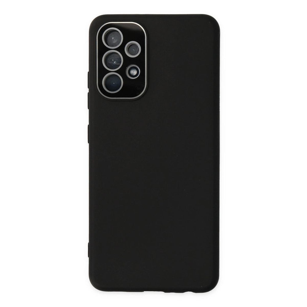 Samsung Galaxy A33 5g Kılıf Lansman Glass Kapak - Siyah