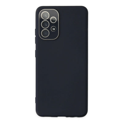 Samsung Galaxy A33 5g Kılıf Lansman Glass Kapak - Lacivert