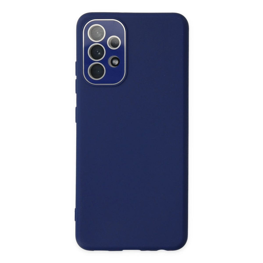 Samsung Galaxy A33 5g Kılıf Lansman Glass Kapak - Sky Blue