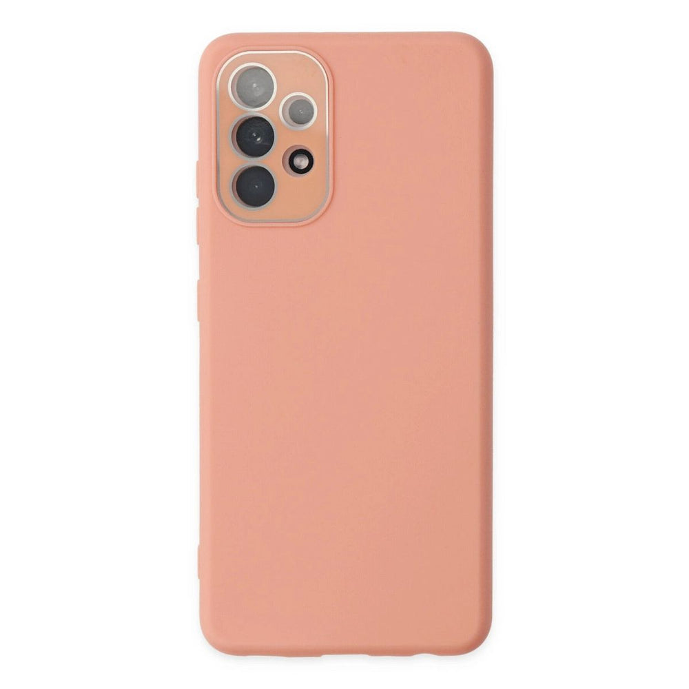 Samsung Galaxy A53 5g Kılıf Lansman Glass Kapak - Pembe