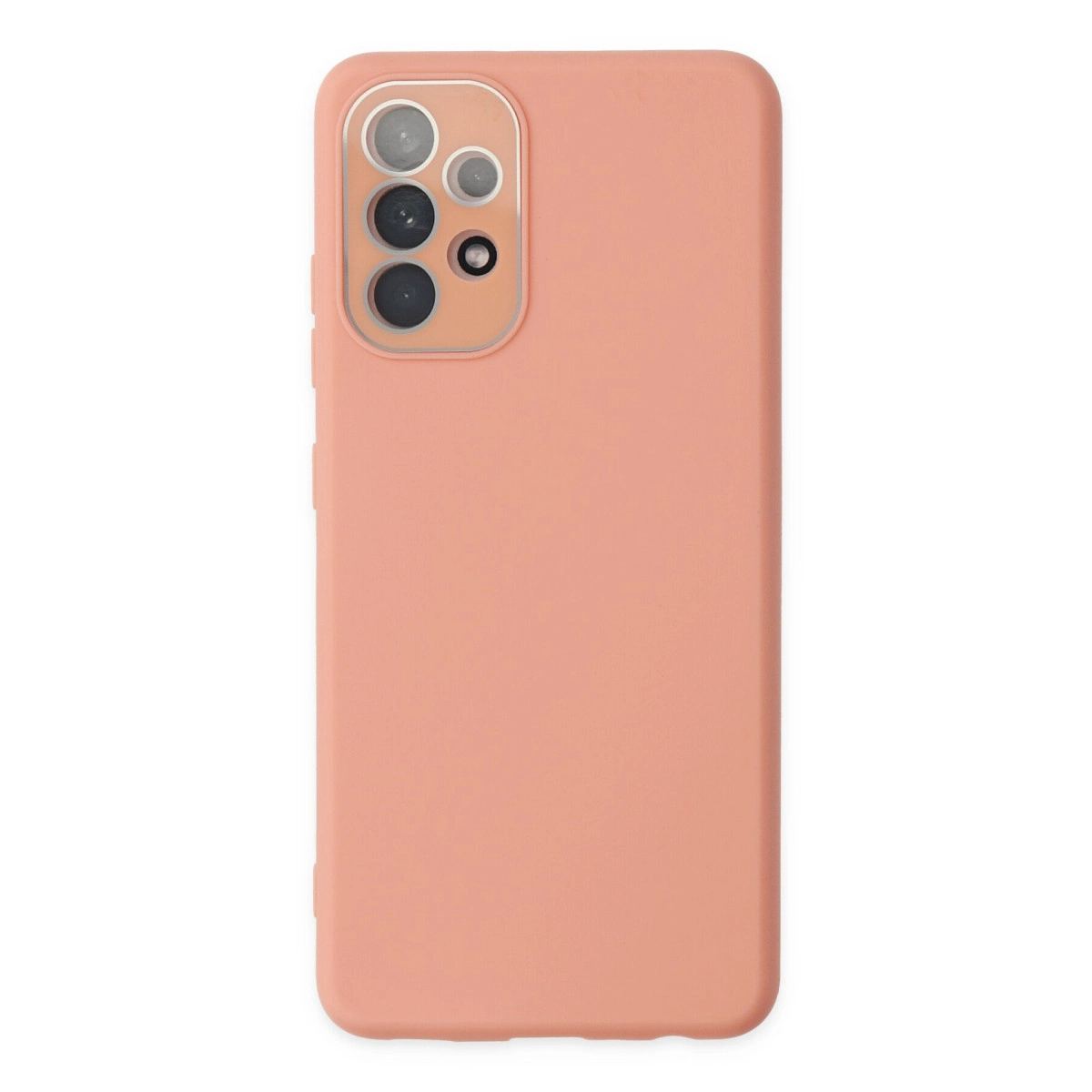 Samsung Galaxy A53 5g Kılıf Lansman Glass Kapak - Pembe