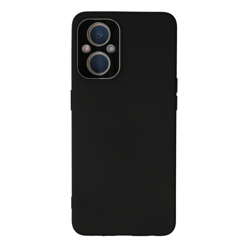Oppo Reno 7 Lite Kılıf Lansman Glass Kapak - Siyah