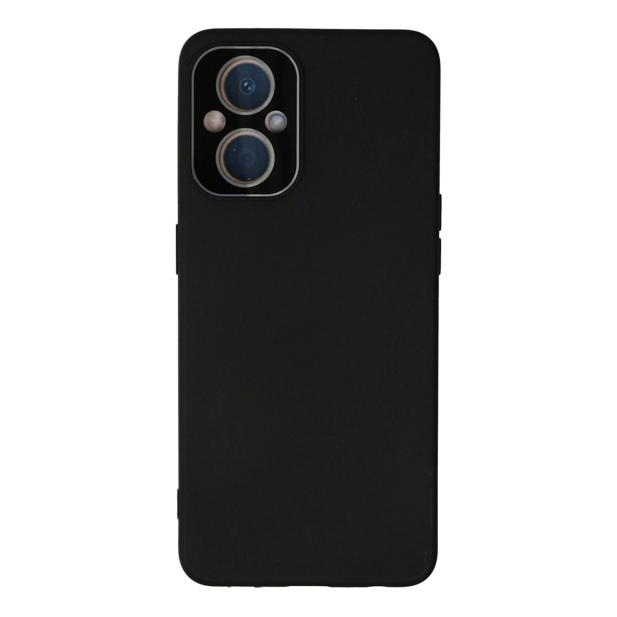 Oppo Reno 7 Lite Kılıf Lansman Glass Kapak - Siyah