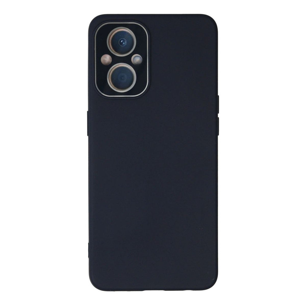 Oppo Reno 7 Lite Kılıf Lansman Glass Kapak - Lacivert