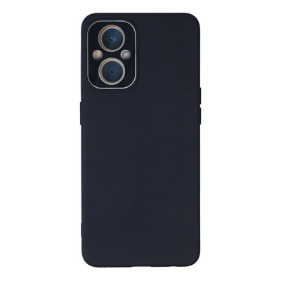Oppo Reno 7 Lite Kılıf Lansman Glass Kapak - Lacivert