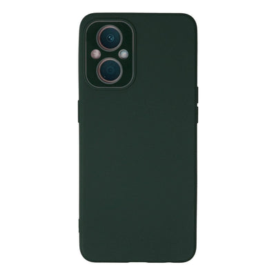 Oppo Reno 7 Lite Kılıf Lansman Glass Kapak - Koyu Yeşil