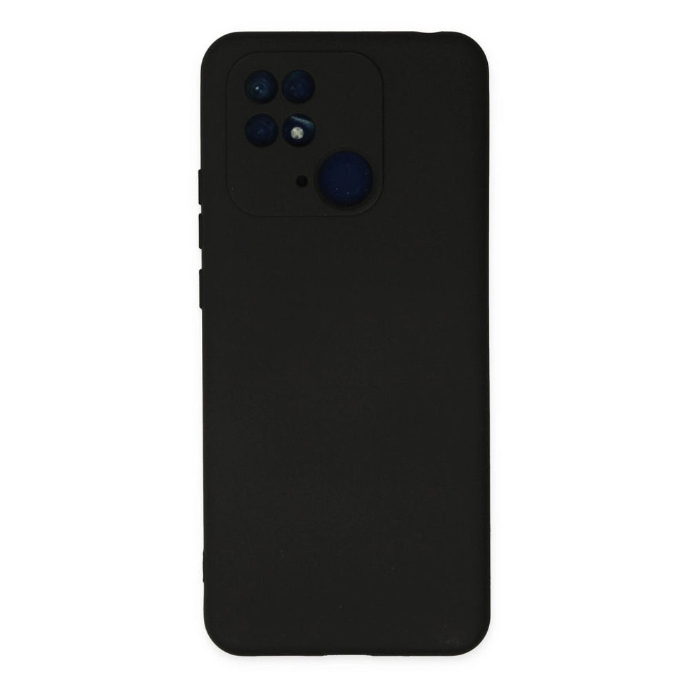 Xiaomi Redmi 10c Kılıf Nano İçi Kadife Silikon - Siyah