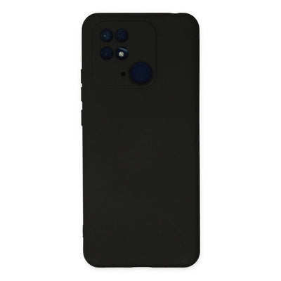 Xiaomi Redmi 10c Kılıf Nano İçi Kadife Silikon - Siyah