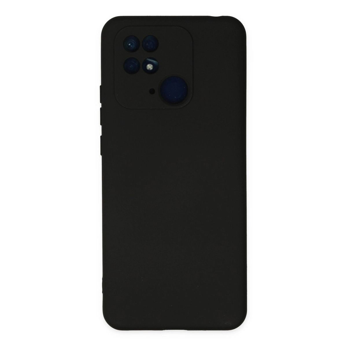 Xiaomi Redmi 10c Kılıf Nano İçi Kadife Silikon - Siyah