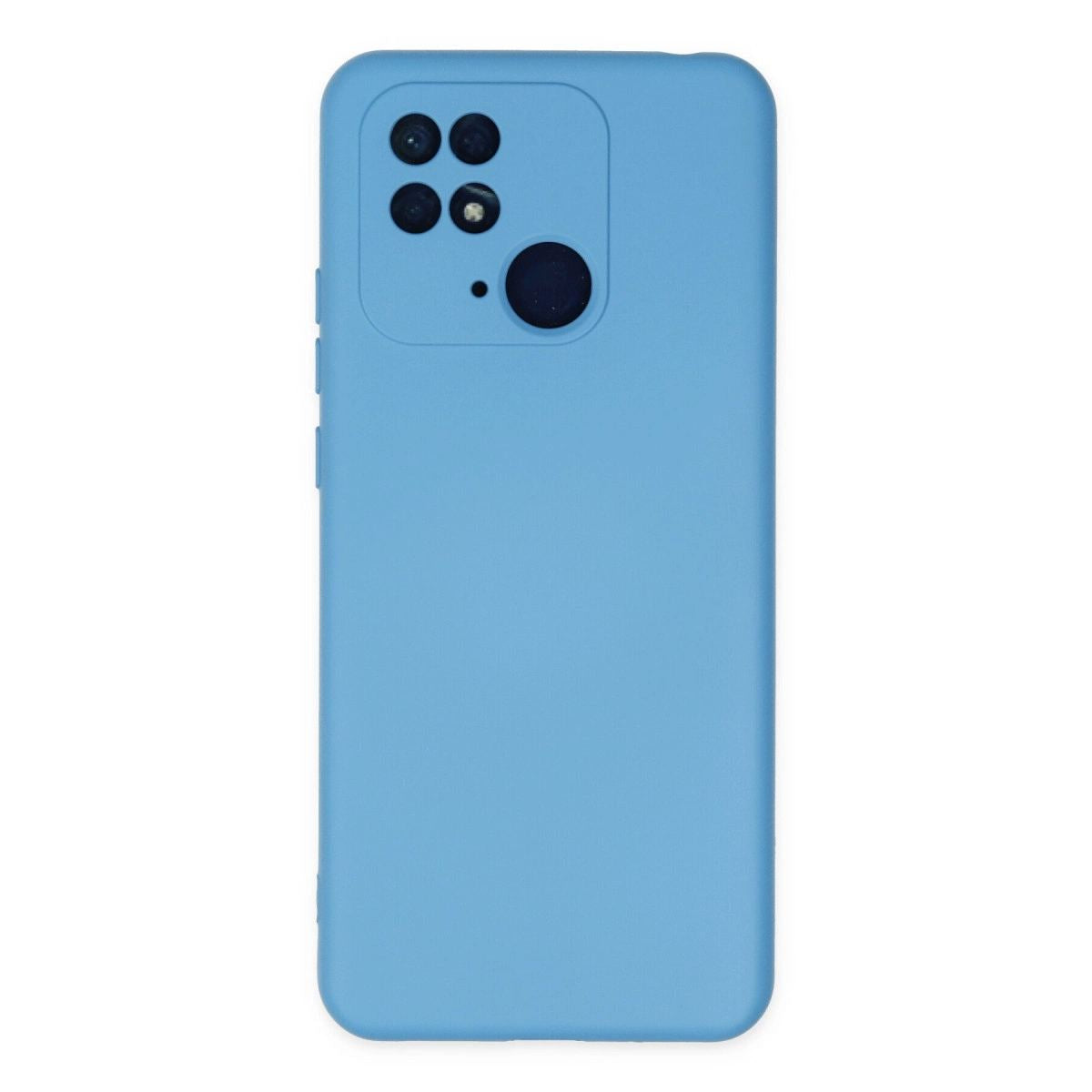 Xiaomi Redmi 10c Kılıf Nano İçi Kadife Silikon - Mavi