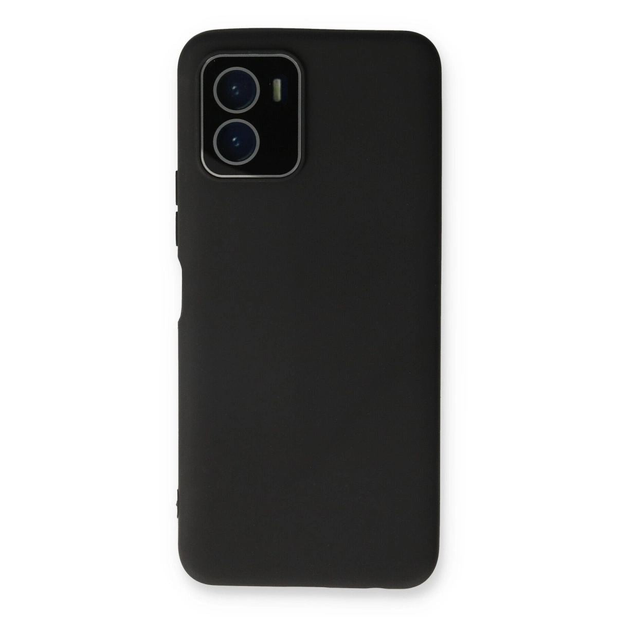 Vivo Y15s Kılıf Lansman Glass Kapak - Siyah