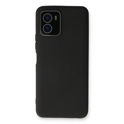 Vivo Y15s Kılıf Lansman Glass Kapak - Siyah