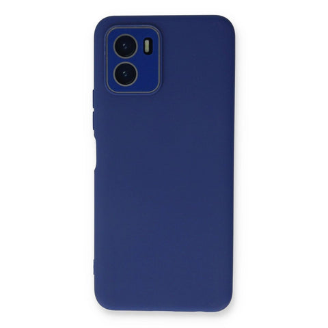 Vivo Y15s Kılıf Lansman Glass Kapak - Sky Blue
