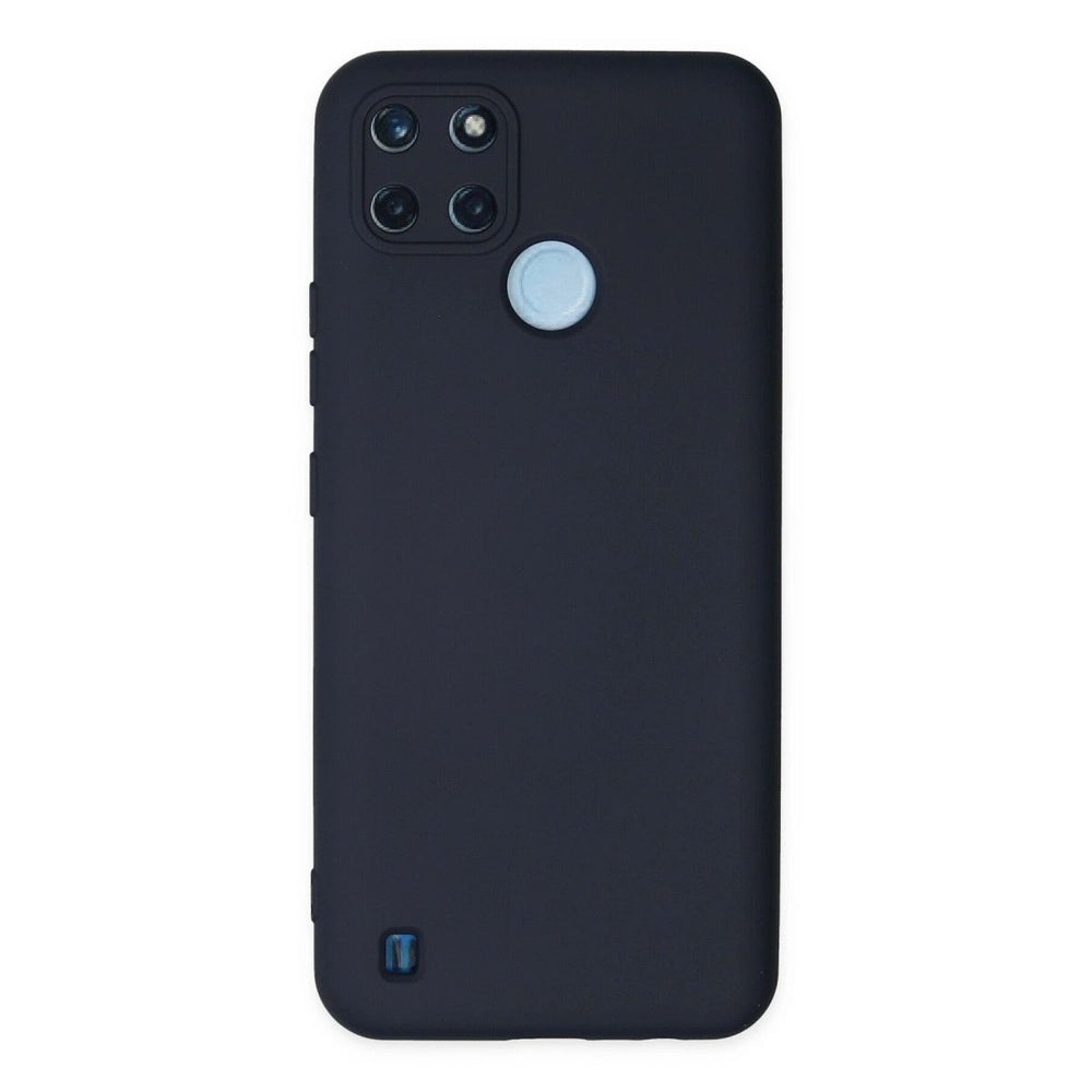 Realme C25y Kılıf Nano İçi Kadife Silikon - Lacivert